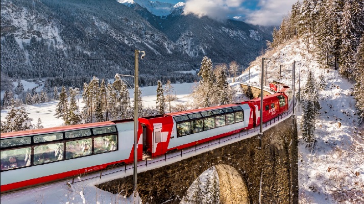 perjalanan kereta api terindah glacier express