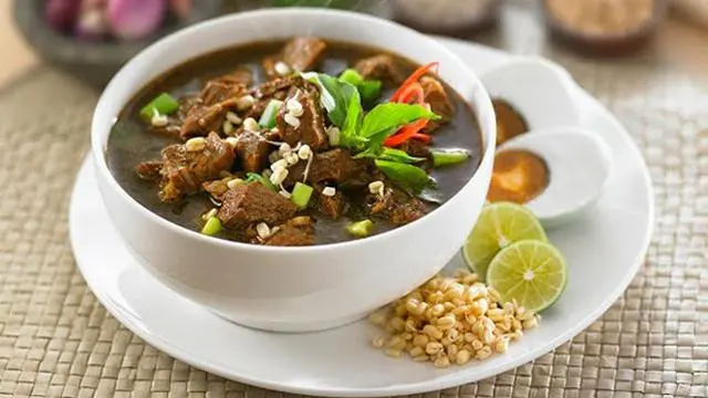 menu jawa autentik rawon jawa timur